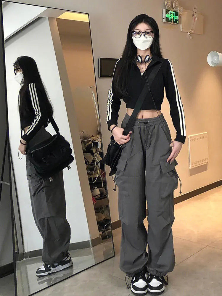 Y2K Streetwear Techwear Cargo Pants